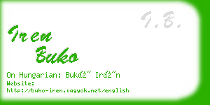 iren buko business card